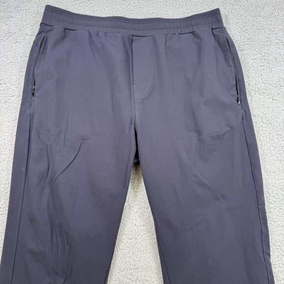 Public Rec Pants Mens 38x27 Blue Tapered Sweat Performance Athletic - Picture 2 of 12